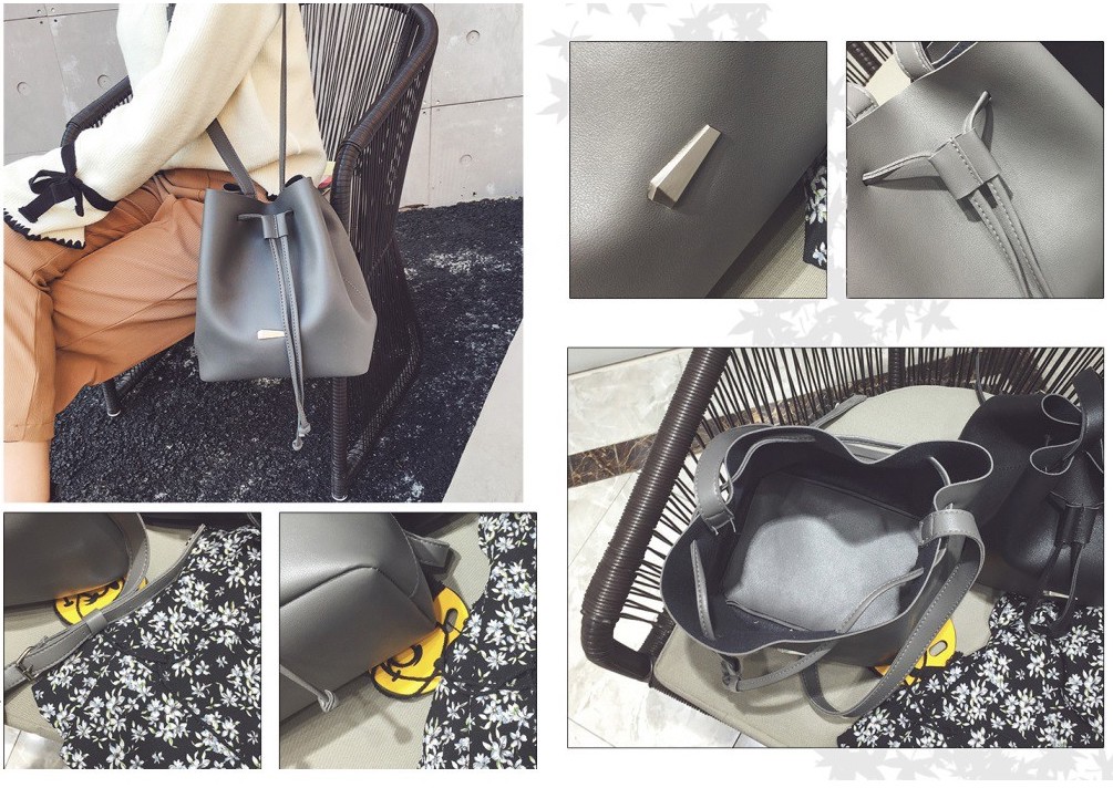 KY1013 Pretty Tote Bag Grey