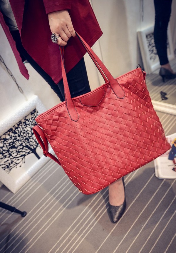 Ky1015 Fashion Tote Bag Red