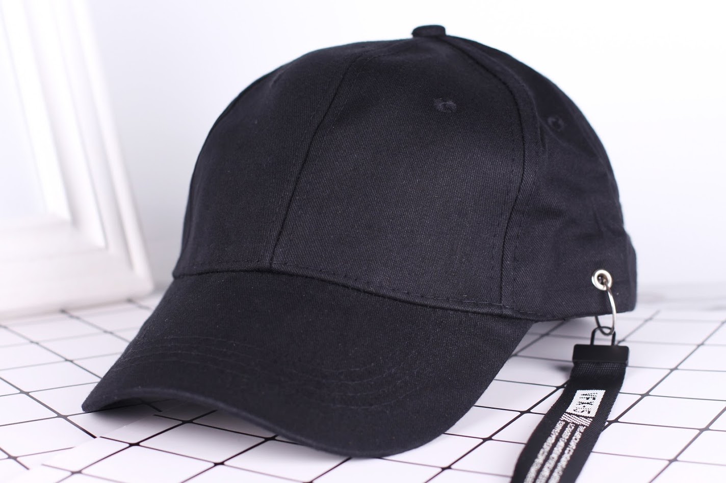 QA-318 Korean Fashion Cap Black