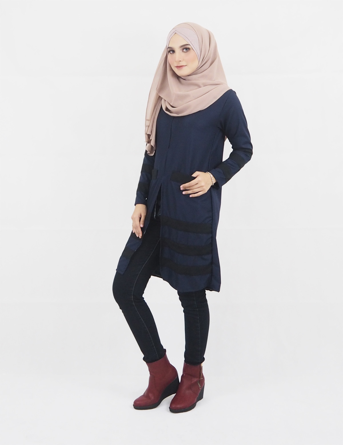 SW4823 Fashion Top Navy