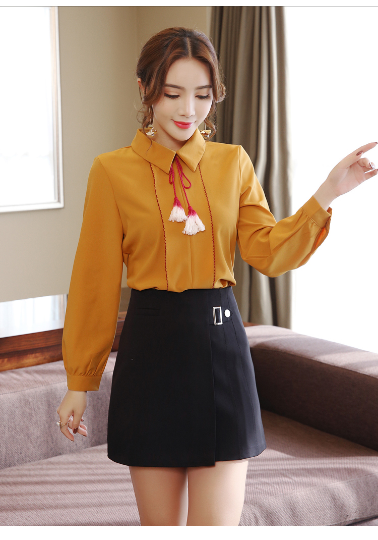GW2198 Charming OL Top Yellow