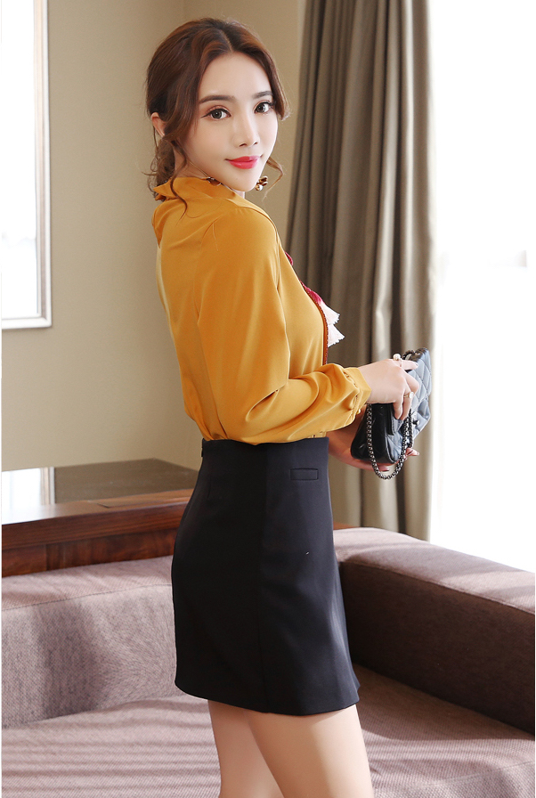 GW2198 Charming OL Top Yellow