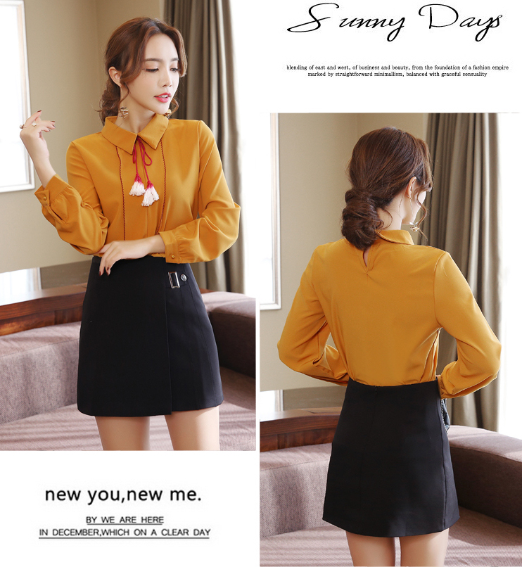 GW2198 Charming OL Top Yellow