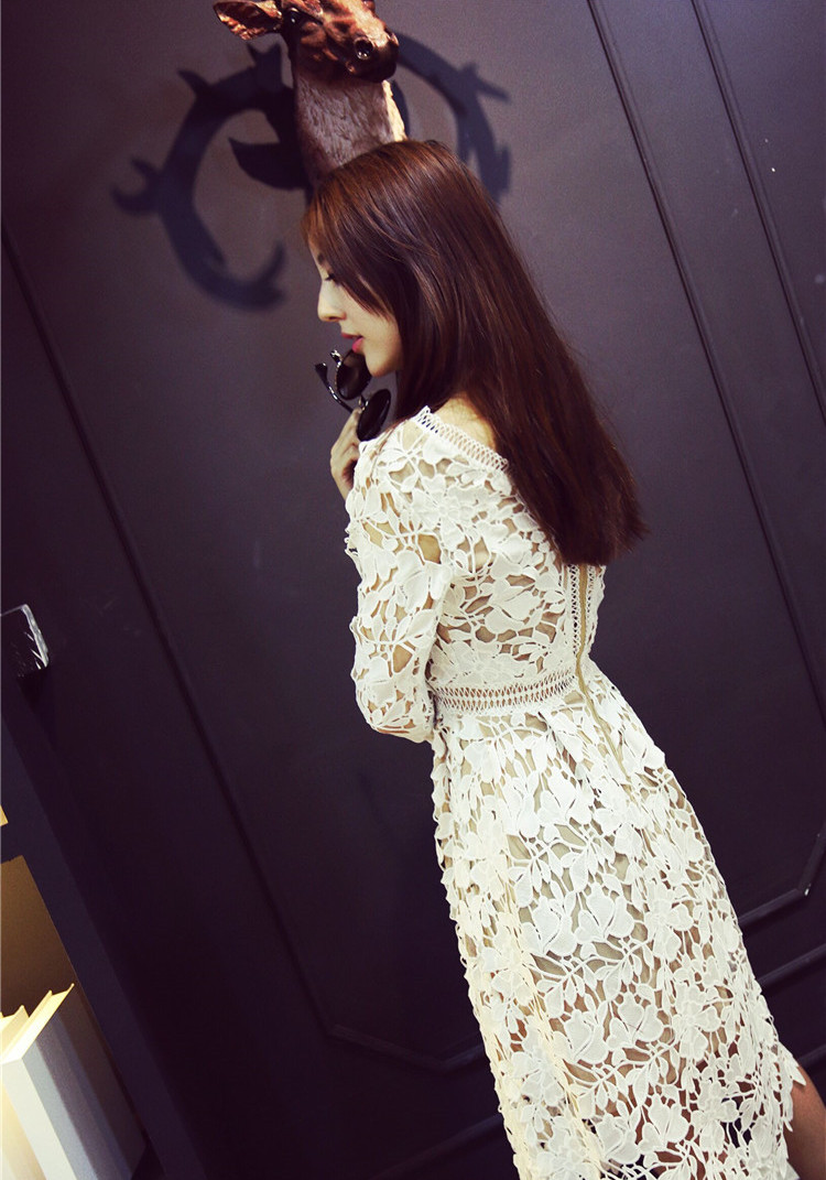 BM70245 Lovely Lace Dress Purple