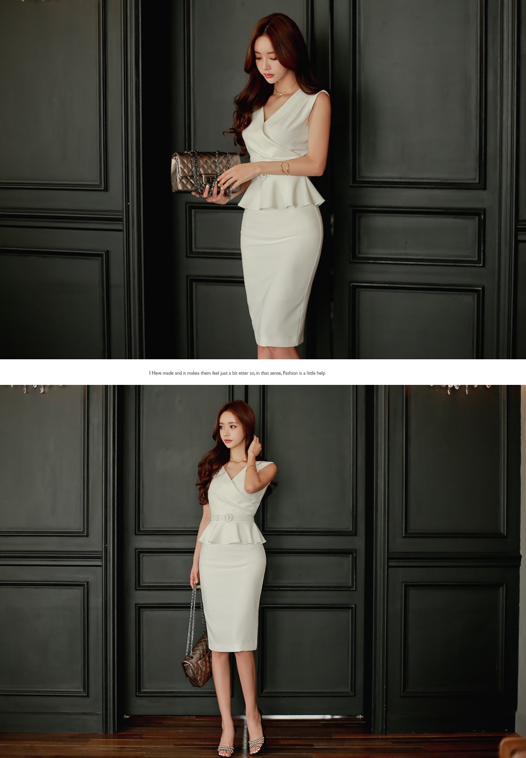 BM70250 Charming Dress White