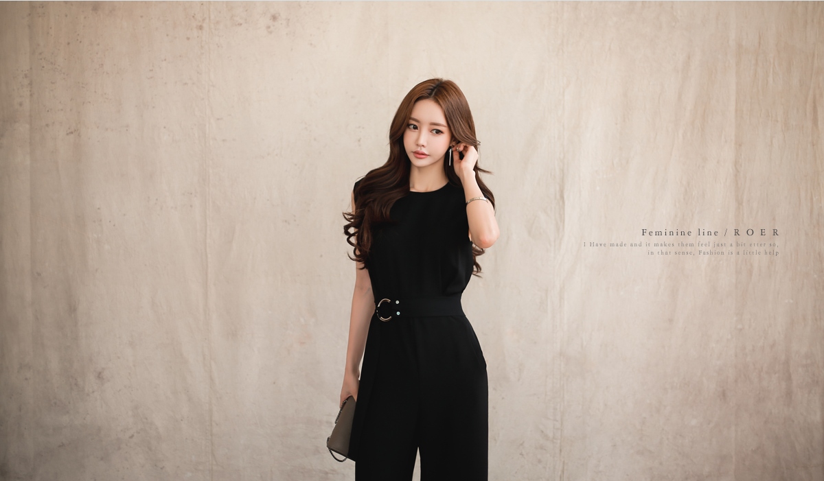 BM70265 Trendy Jumpsuit Black