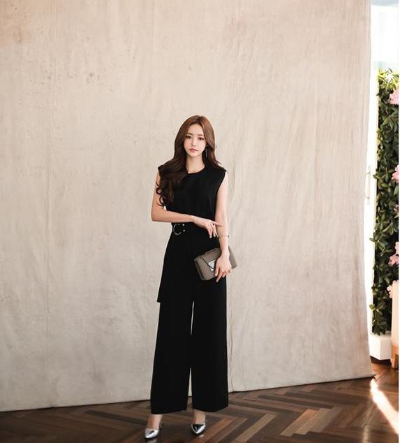 BM70265 Trendy Jumpsuit Black