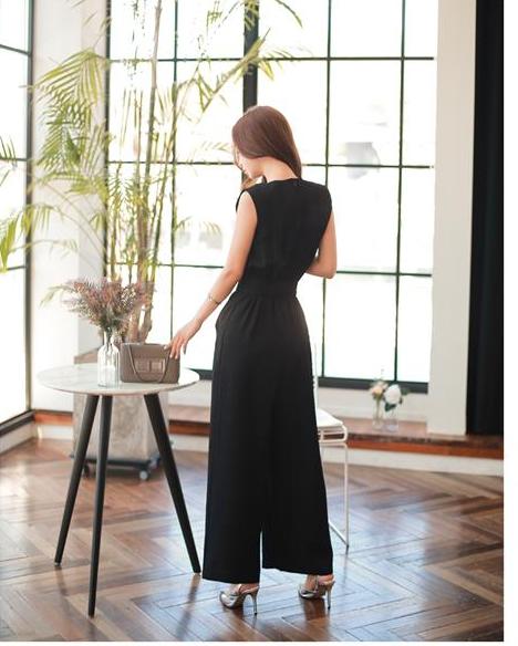 BM70265 Trendy Jumpsuit Black