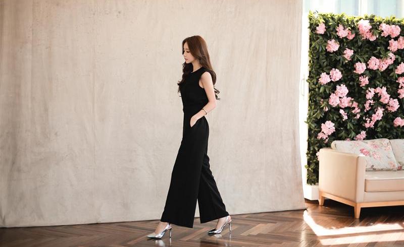 BM70265 Trendy Jumpsuit Black