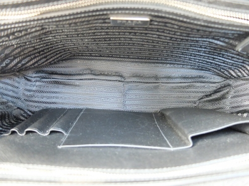PB6036 Prada Saffiano Messager Bag (Black)
