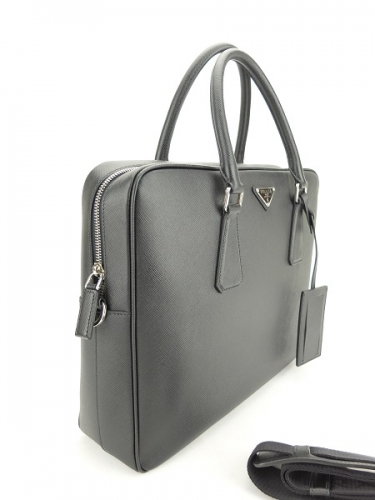 PB6036 Prada Saffiano Messager Bag (Black)