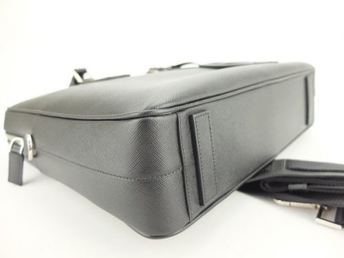 PB6036 Prada Saffiano Messager Bag (Black)