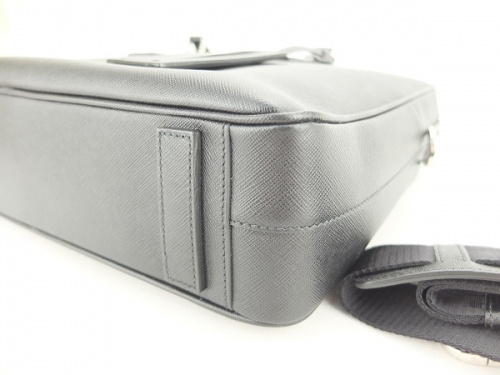 PB6036 Prada Saffiano Messager Bag (Black)