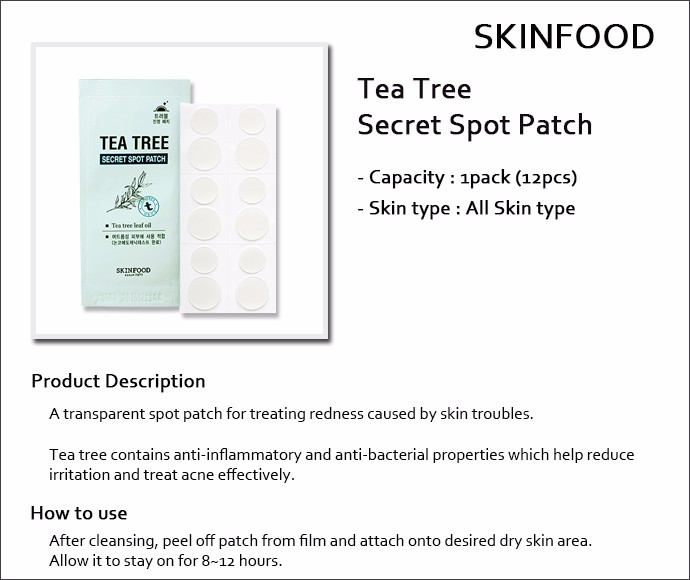 CW50042 Tea Tree Secret Spot Patch