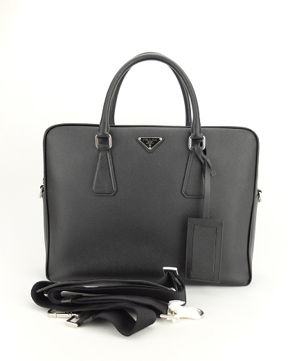 PB6036 Prada Saffiano Messager Bag (Black)