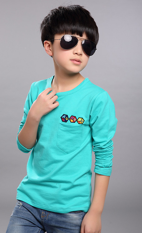 KS2064 Fashion Boy Top Green