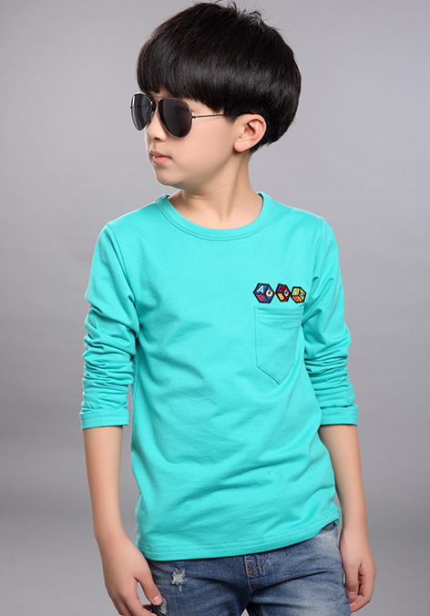 KS2064 Fashion Boy Top Green