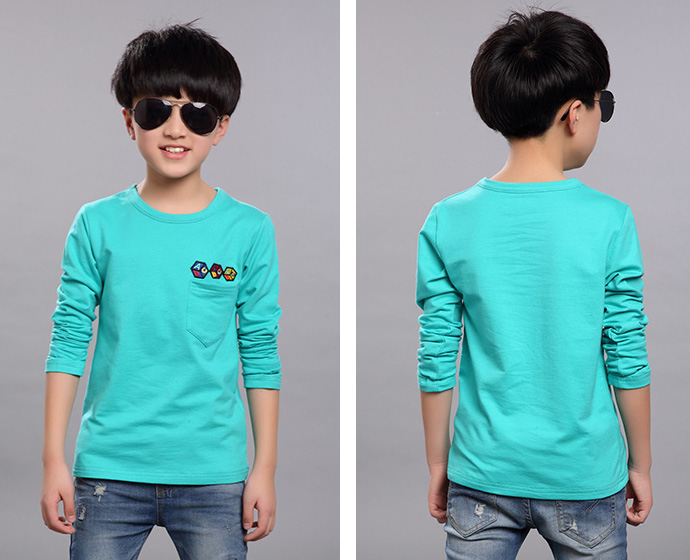 KS2064 Fashion Boy Top Green