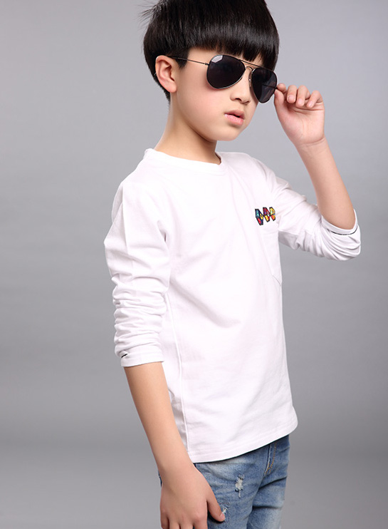 KS2064 Fashion Boy Top White