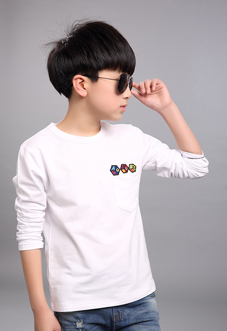 KS2064 Fashion Boy Top White