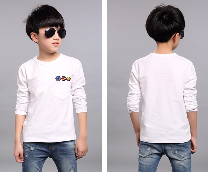 KS2064 Fashion Boy Top White