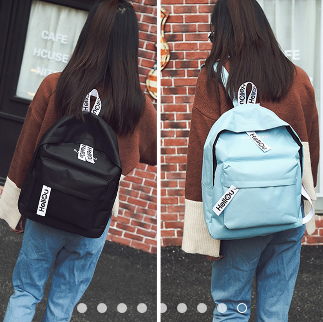 KW80190 Stylish Ladies Backpack Black