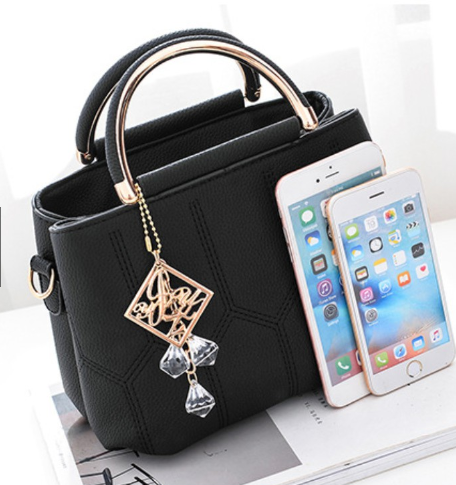 KW80200 Stylish Women Sling Bag Black