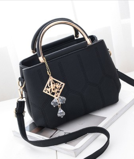 KW80200 Stylish Women Sling Bag Black