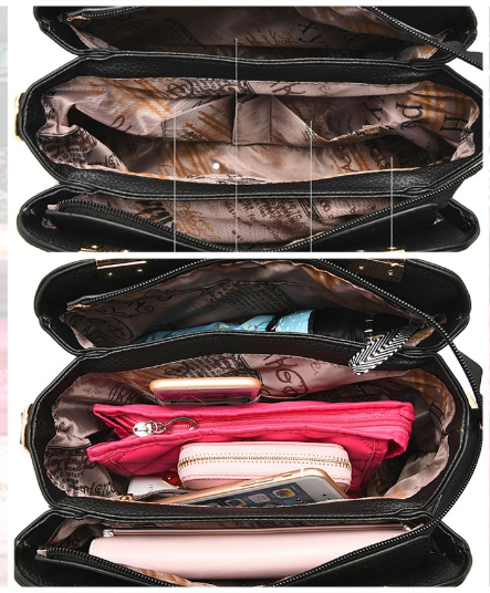 KW80204 Stylish Women Handbag Black