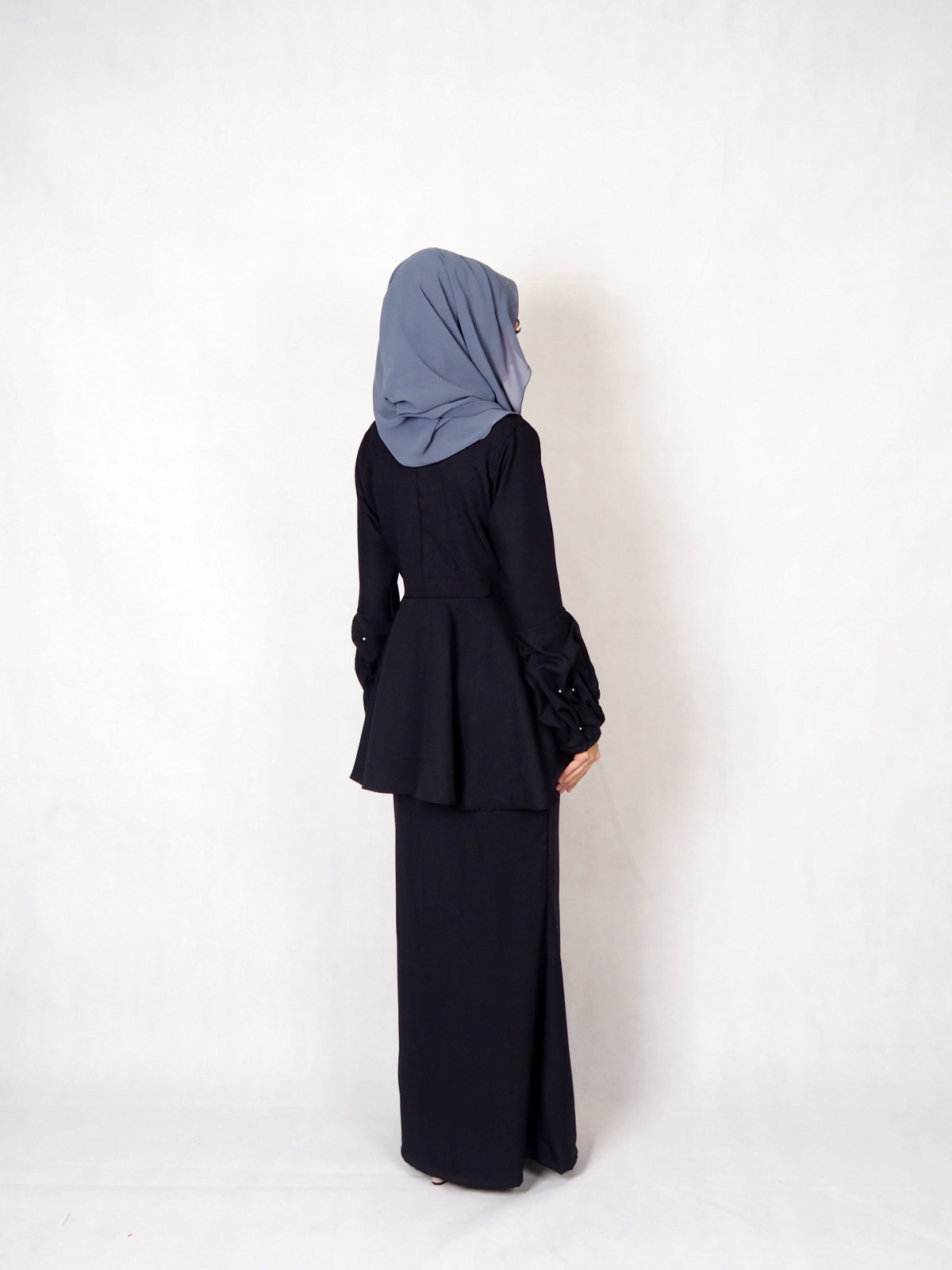 SW4827 Fashion Baju Kurung Black