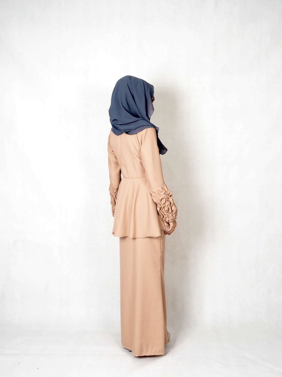 SW4827 Fashion Baju Kurung Dark Brown