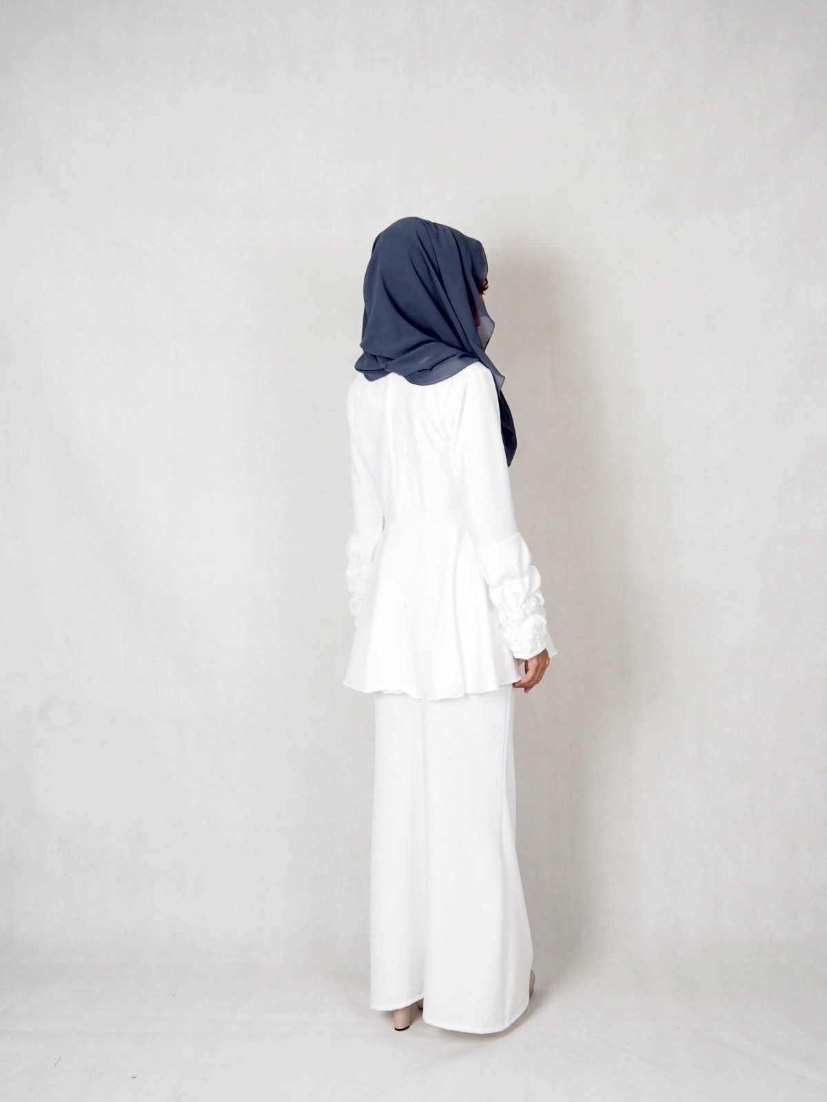 SW4827 Fashion Baju Kurung White