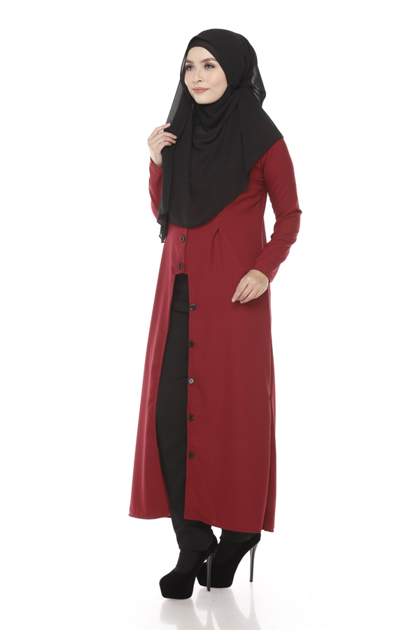 SW4828 Trendy Jacket Maroon