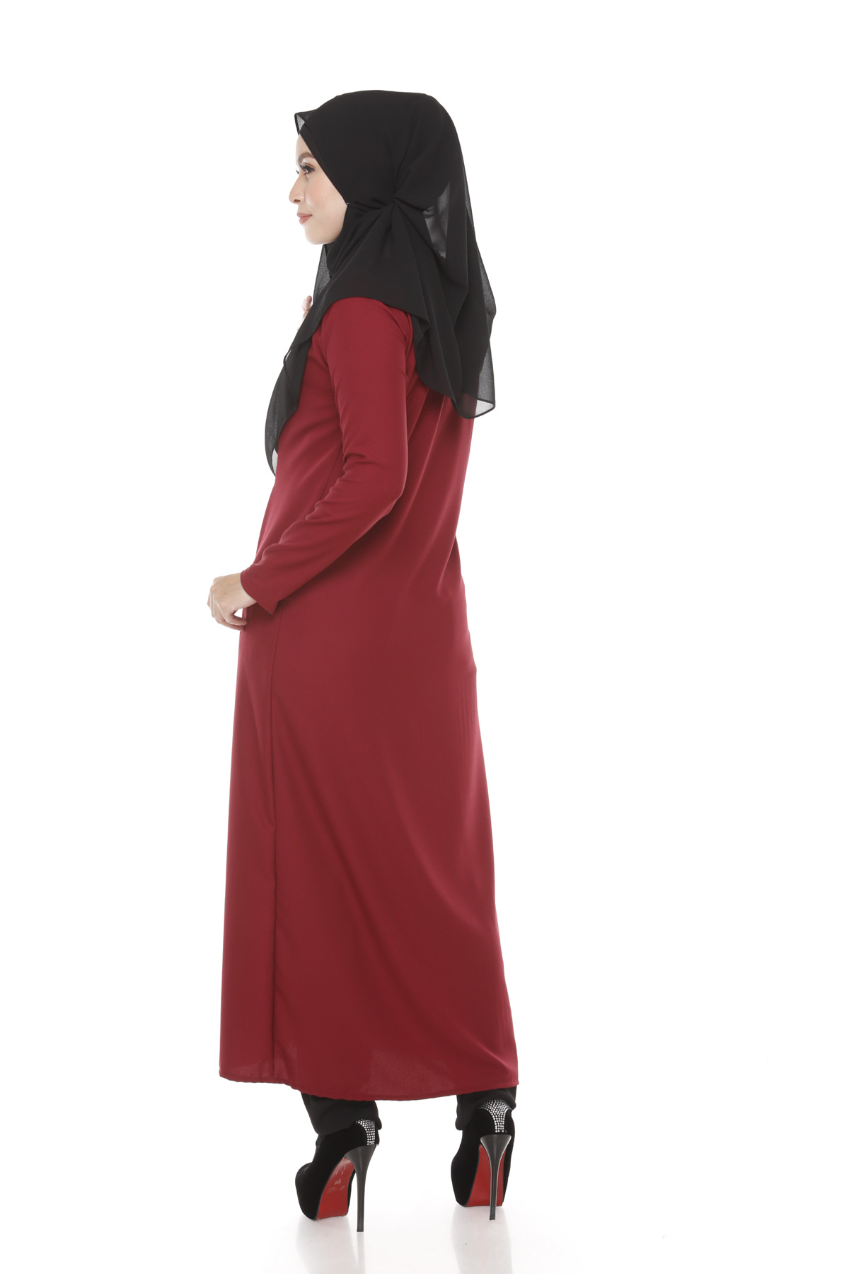 SW4828 Trendy Jacket Maroon