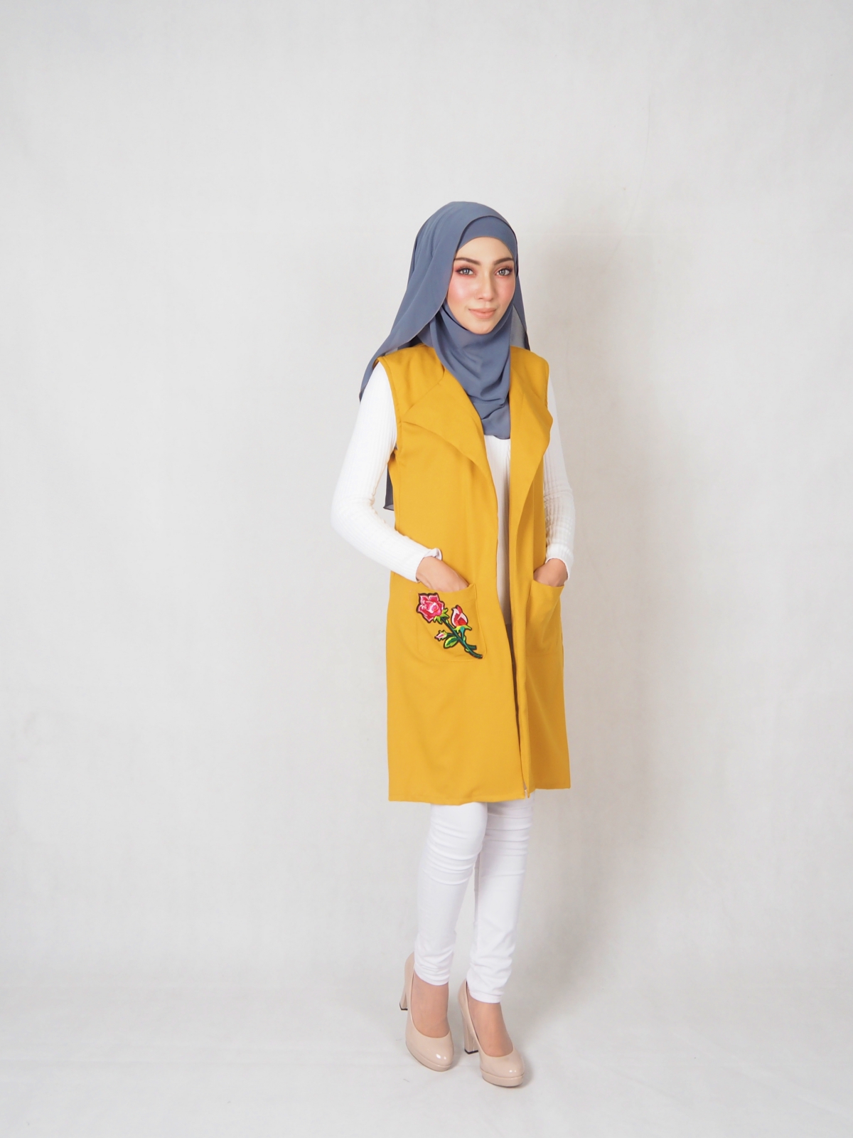 SW4829 Stylish Jacket Mustard