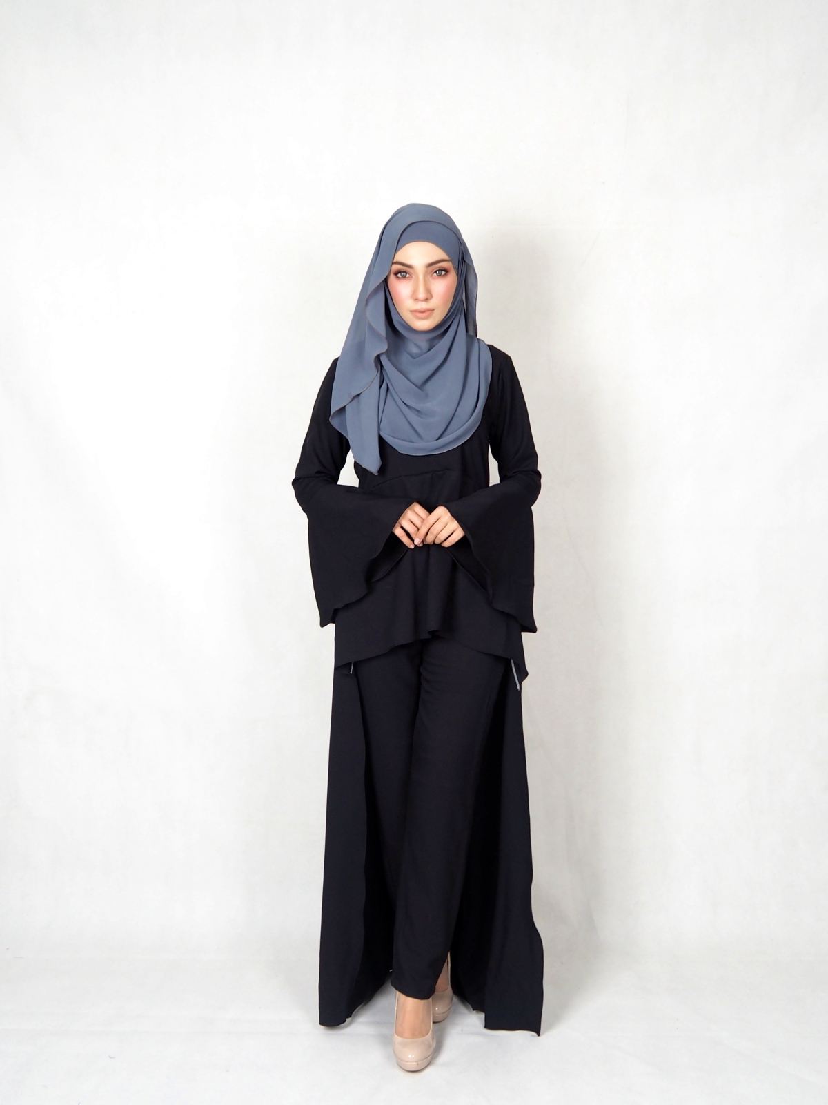 SW4830 Blouse & Pant Set Black