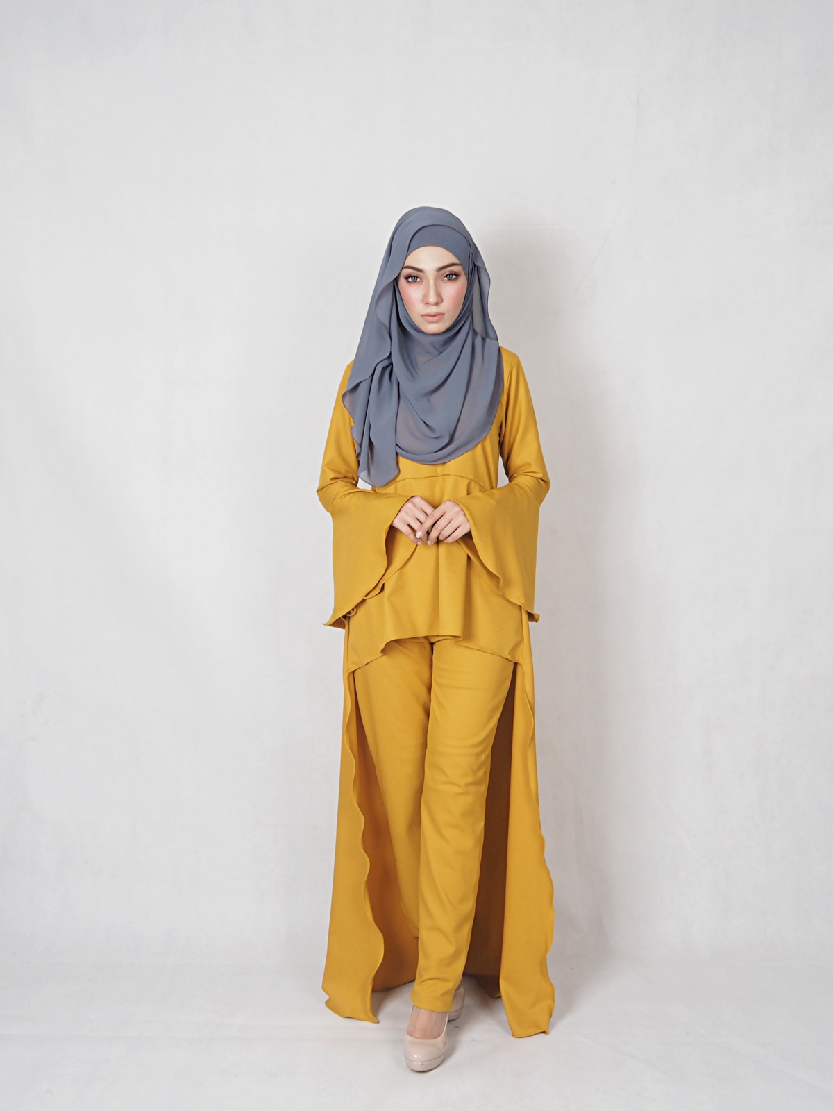 SW4830 Blouse & Pant Set Mustard