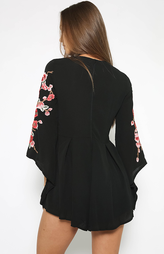 BM70273 Europe Stylish Jumpsuit Black