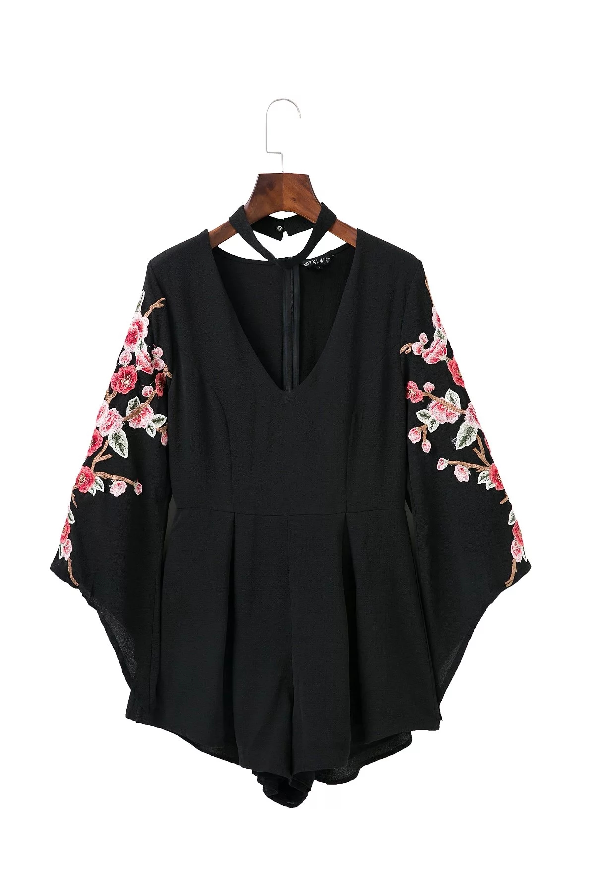 BM70273 Europe Stylish Jumpsuit Black