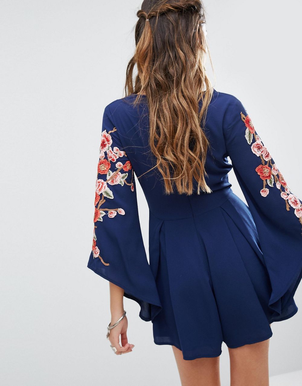 BM70273 Europe Stylish Jumpsuit Dark Blue