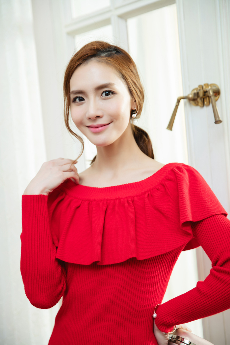 BM70280 Pretty Fashion Top Red