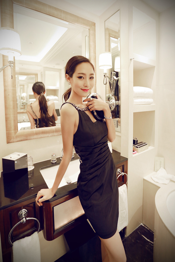 BM70295 Sexy Dress Black