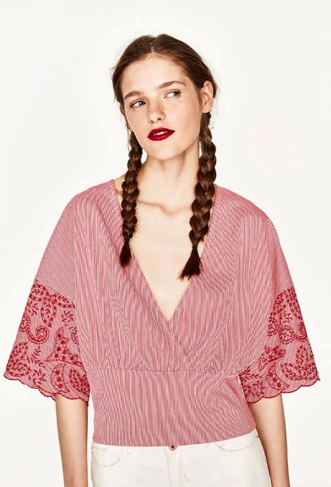 BM70297 Europe Fashion Top Red