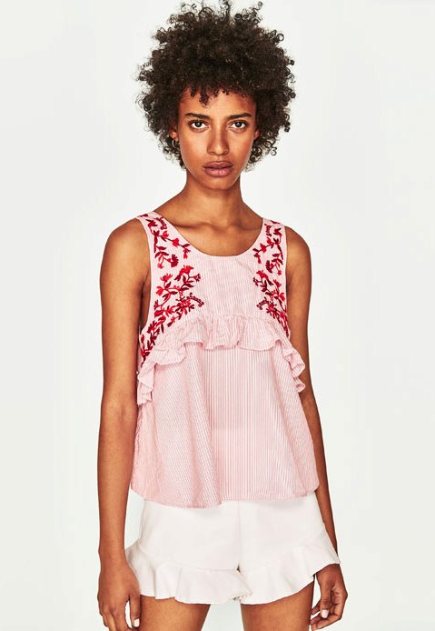 BM70298 Fashion Sleeveless Top Red