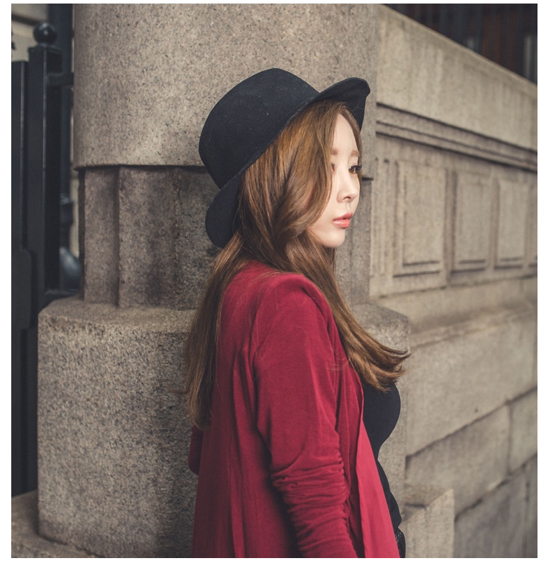 BM70300 Korea Fashion Cardigan Red