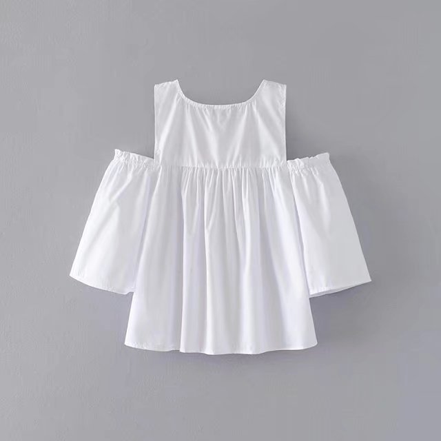 BM70306 Stylish Embroidered Top White