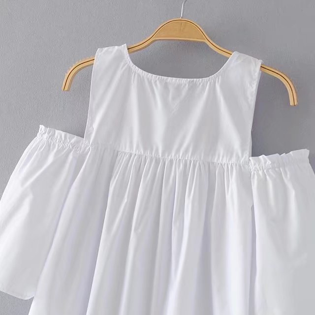 BM70306 Stylish Embroidered Top White
