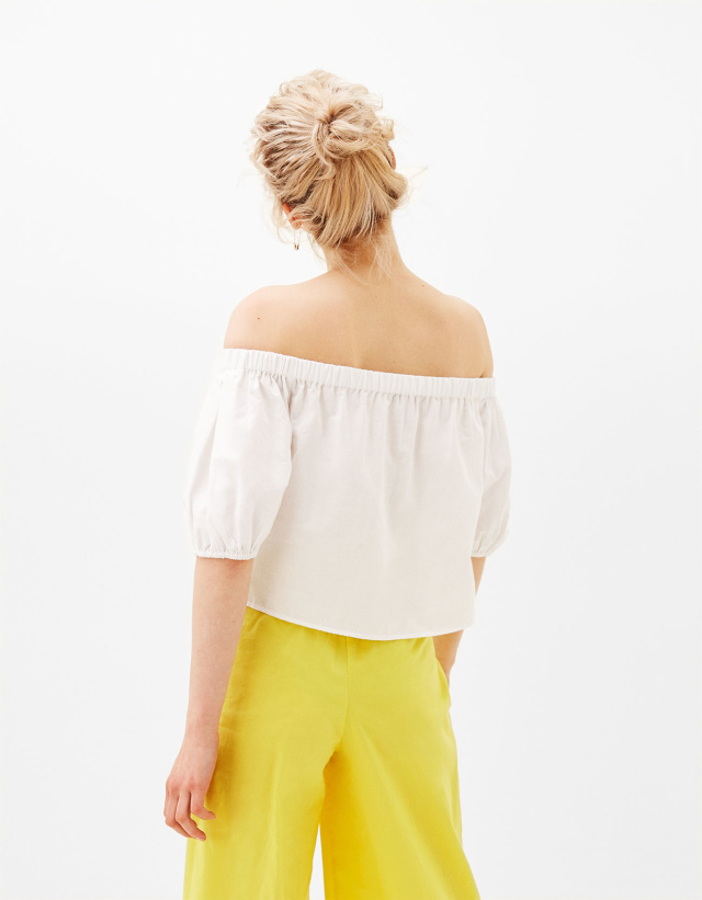 BM70308 Pretty Off-Shoulder Top As Picture