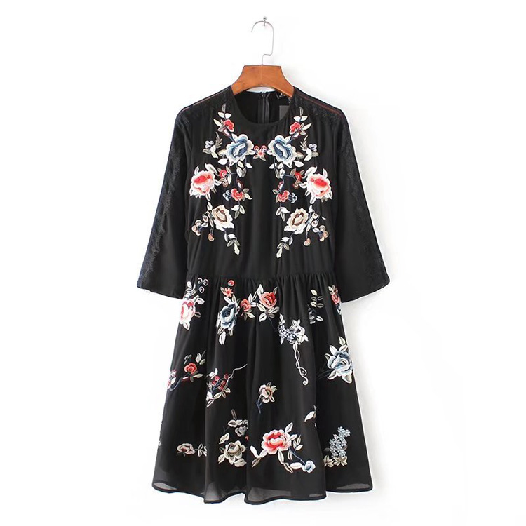 BM70315 Europe Fashion Dress Black 