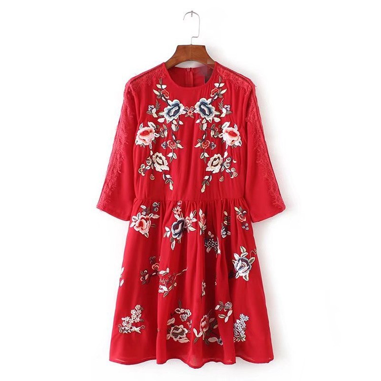 BM70315 Europe Fashion Dress Red 